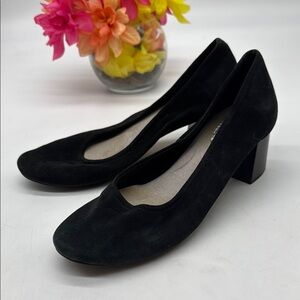 Com + Sems Elegant Black Women's Block Heels BHE8654C